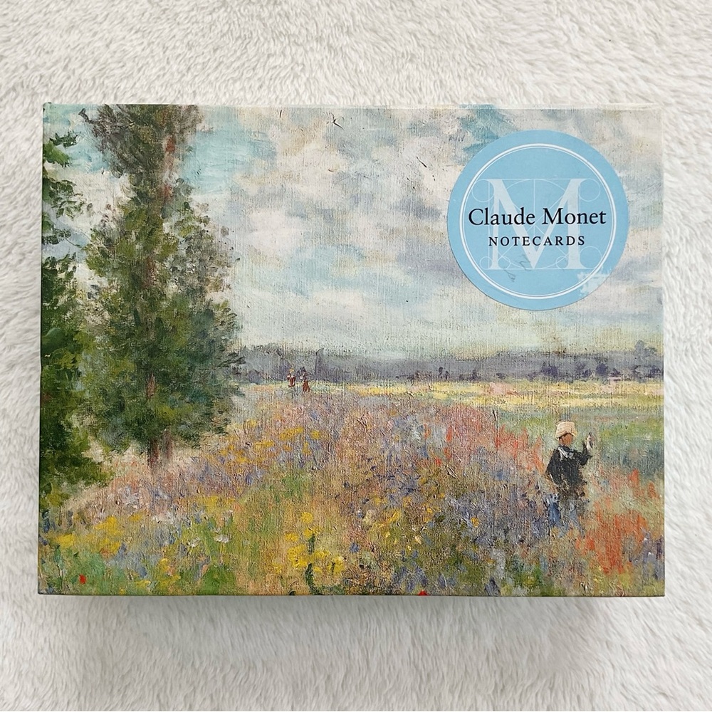 Claude Monet Met Museum Notecard Box 20 Cards 23 Envelopes